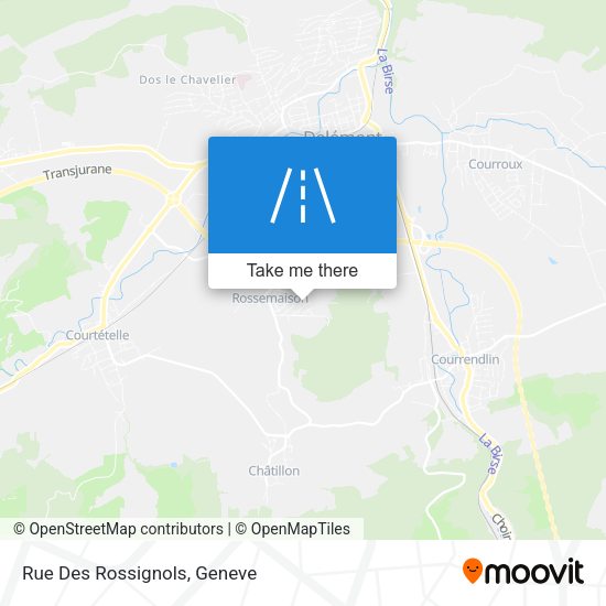 Rue Des Rossignols map