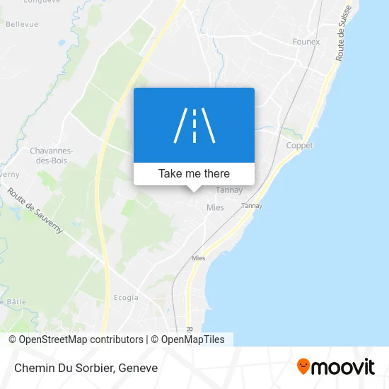 Chemin Du Sorbier map