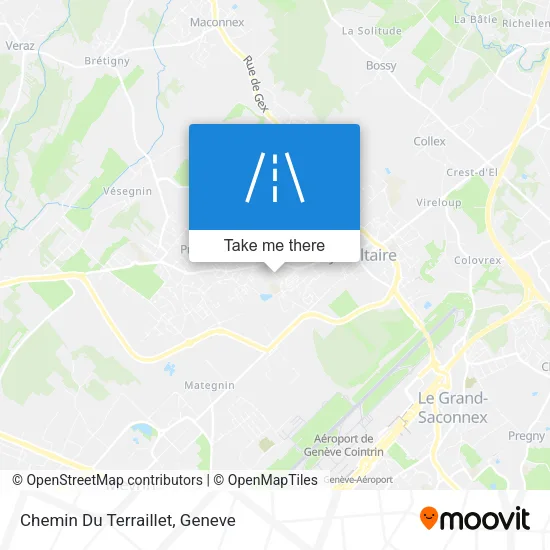 Chemin Du Terraillet map