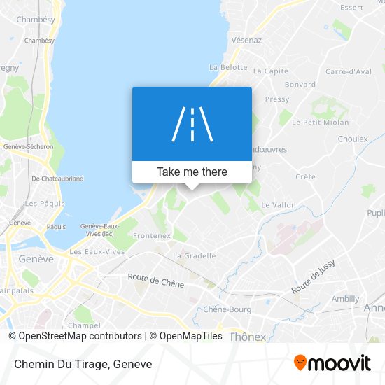 Chemin Du Tirage map