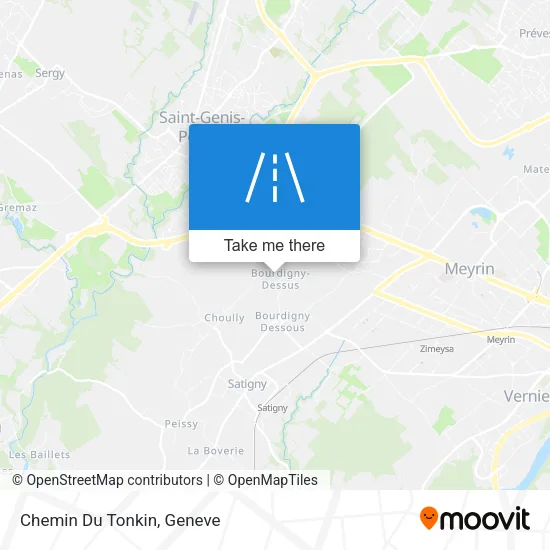Chemin Du Tonkin map