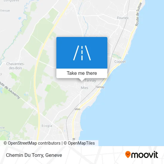 Chemin Du Torry map