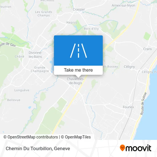 Chemin Du Tourbillon map