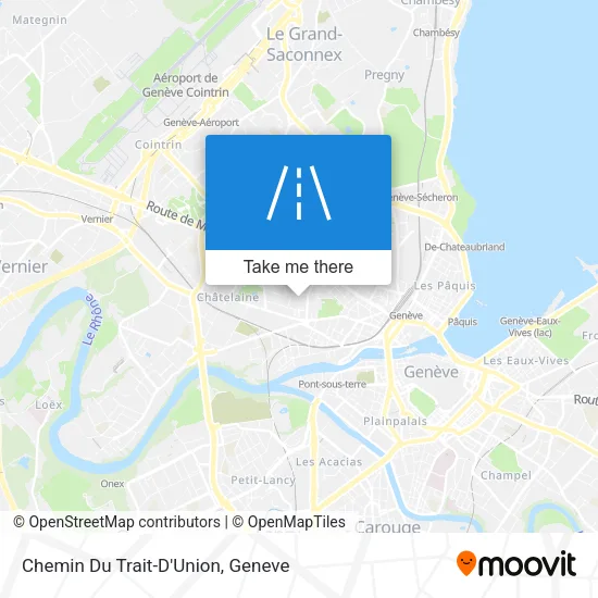 Chemin Du Trait-D'Union map