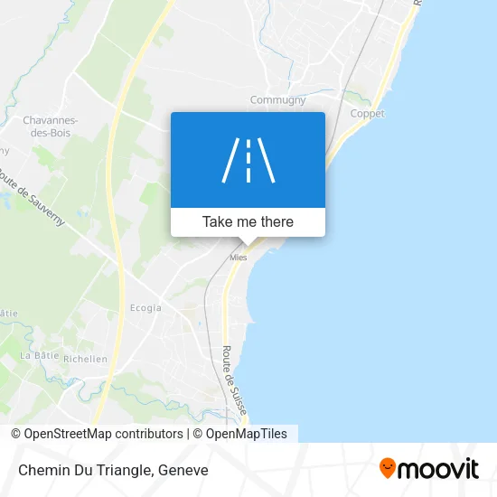 Chemin Du Triangle map