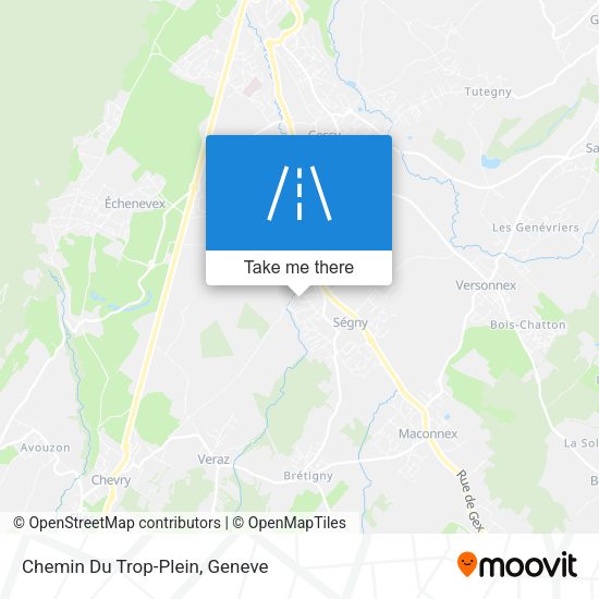 Chemin Du Trop-Plein map