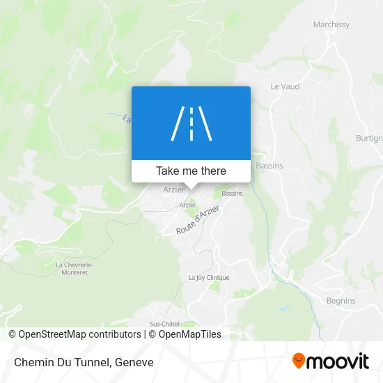 Chemin Du Tunnel map