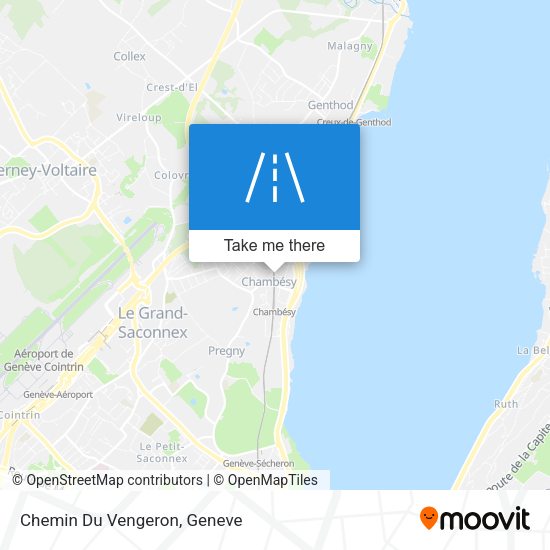 Chemin Du Vengeron map