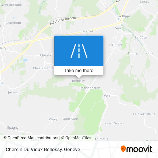 Chemin Du Vieux Bellossy map