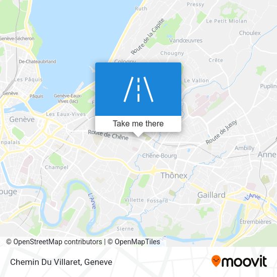 Chemin Du Villaret map