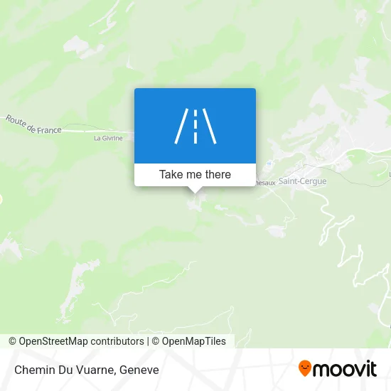 Chemin Du Vuarne map