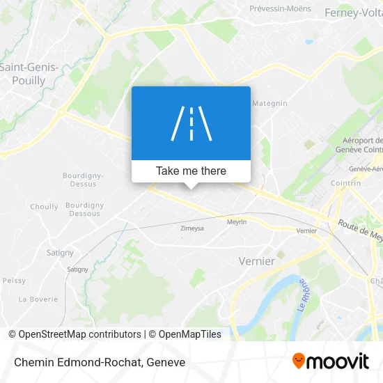 Chemin Edmond-Rochat plan