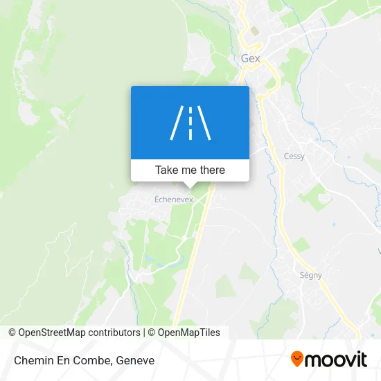 Chemin En Combe map