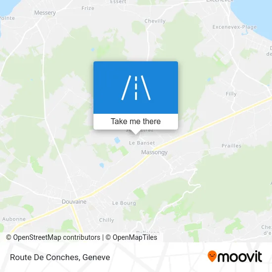 Route De Conches map