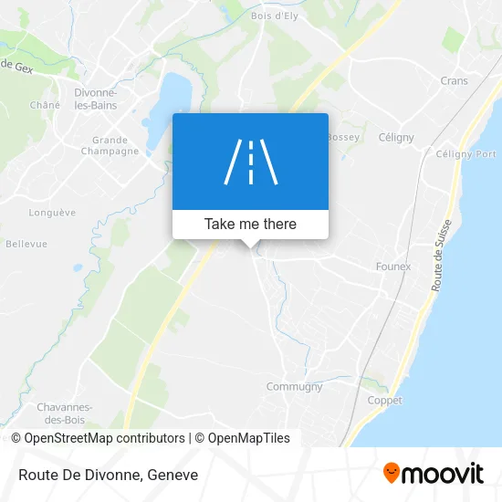 Route De Divonne map