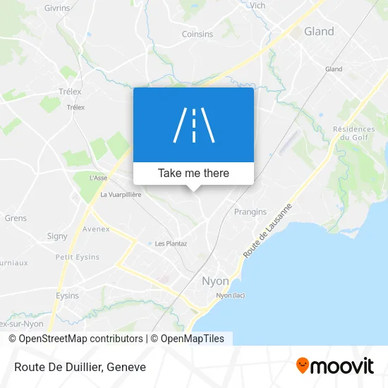 Route De Duillier map