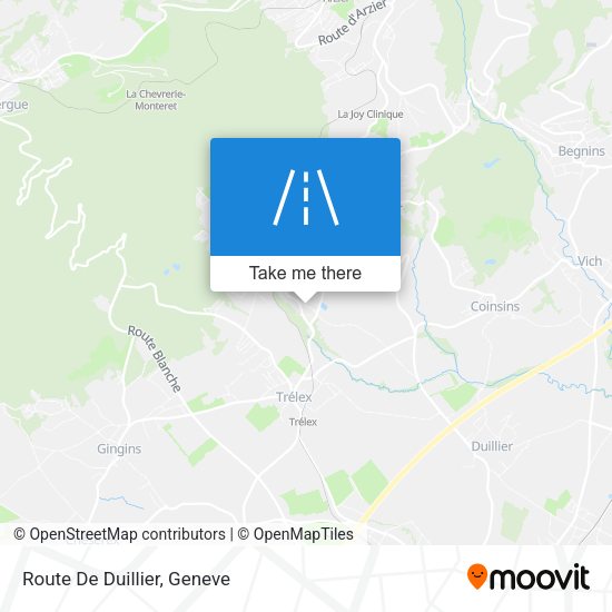 Route De Duillier map