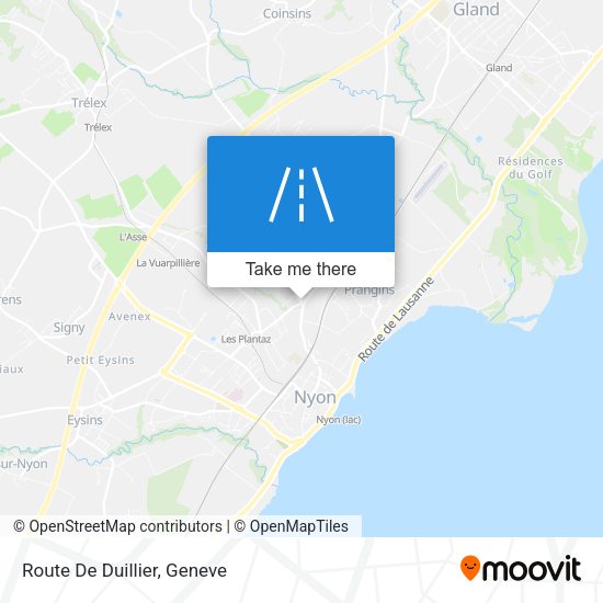 Route De Duillier map