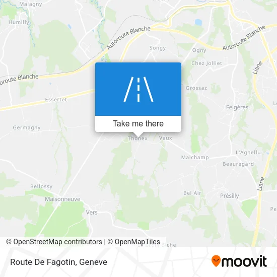Route De Fagotin map