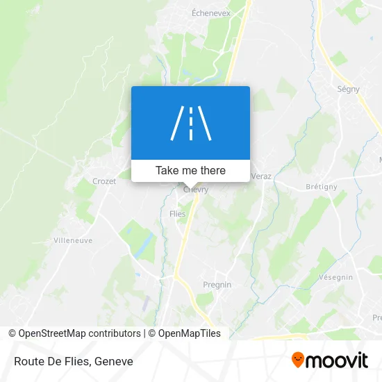 Route De Flies plan