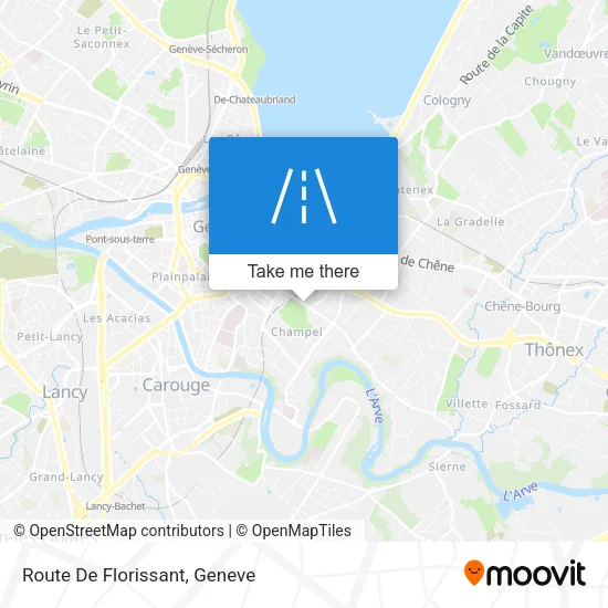 Route De Florissant map