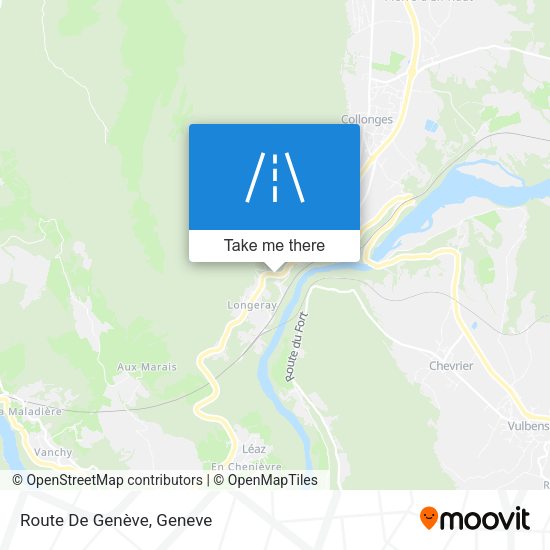Route De Genève map