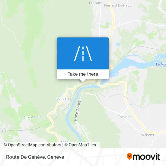 Route De Genève map