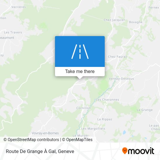 Route De Grange À Gal map