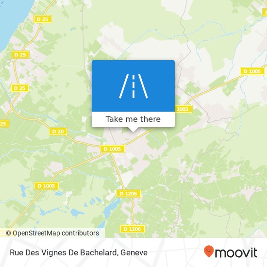 Rue Des Vignes De Bachelard map