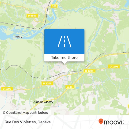 Rue Des Violettes map