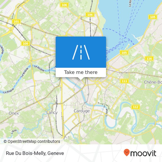 Rue Du Bois-Melly map