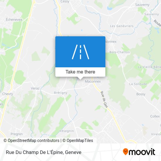 Rue Du Champ De L'Épine map