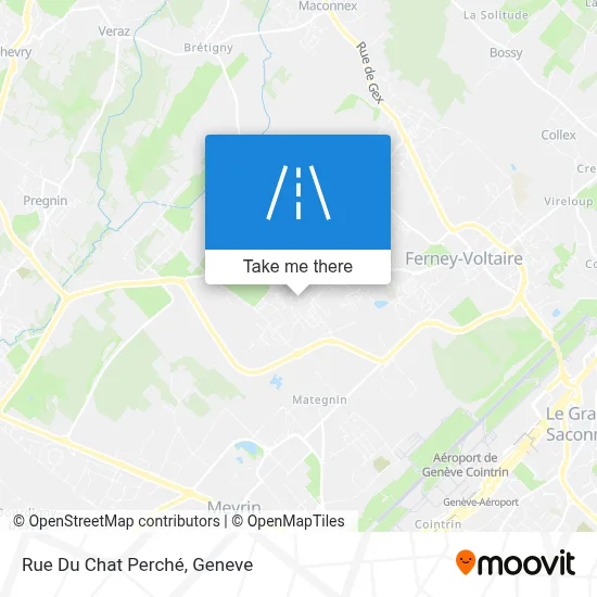 Rue Du Chat Perché map