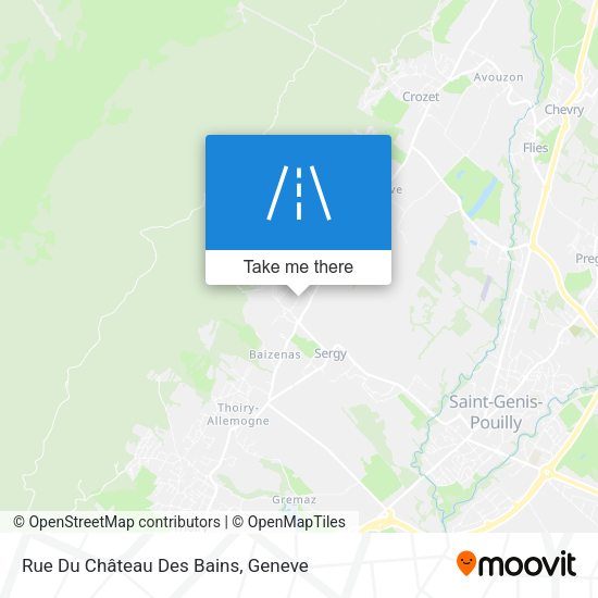 Rue Du Château Des Bains map