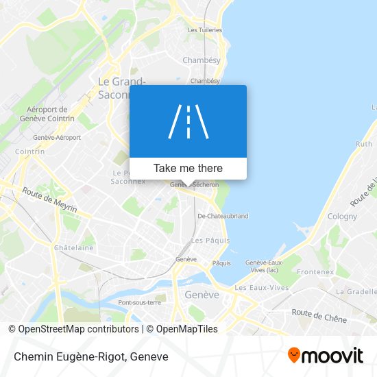 Chemin Eugène-Rigot map