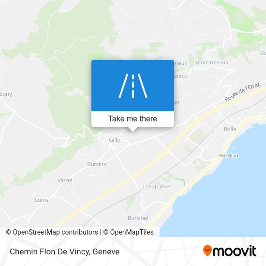 Chemin Flon De Vincy map