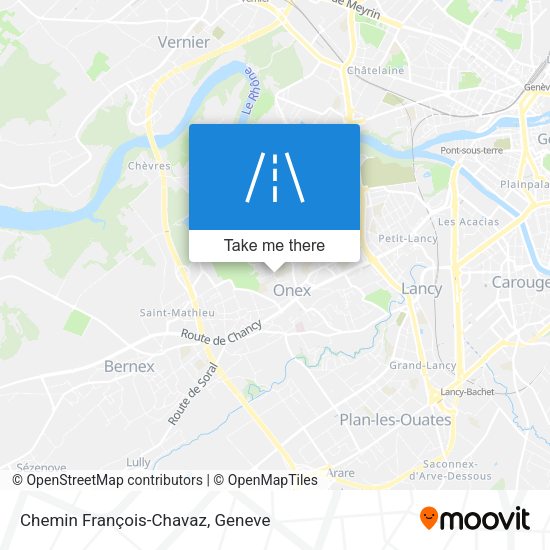 Chemin François-Chavaz map