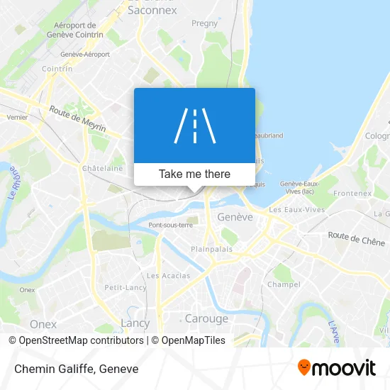 Chemin Galiffe map