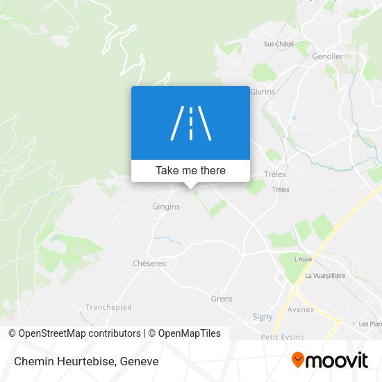 Chemin Heurtebise map