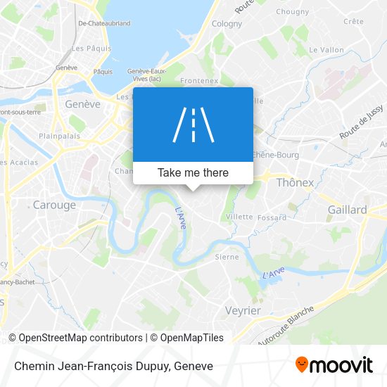 Chemin Jean-François Dupuy map