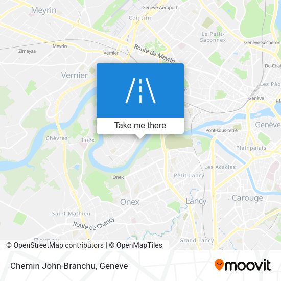 Chemin John-Branchu map