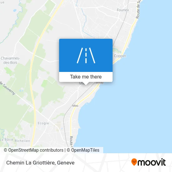 Chemin La Griottière map