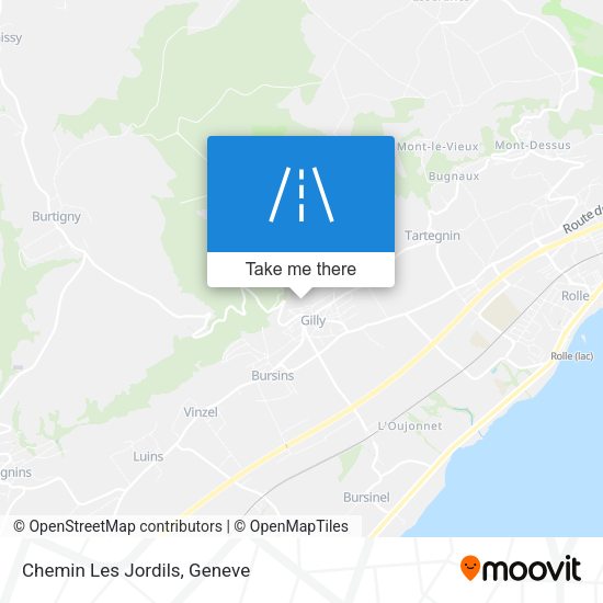 Chemin Les Jordils map