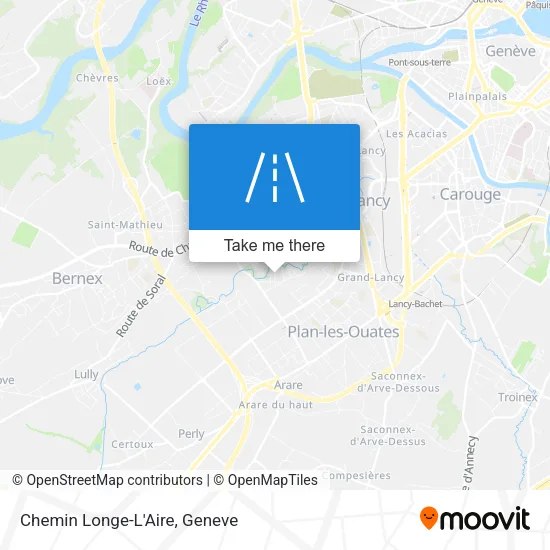 Chemin Longe-L'Aire map