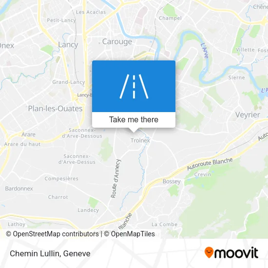 Chemin Lullin plan