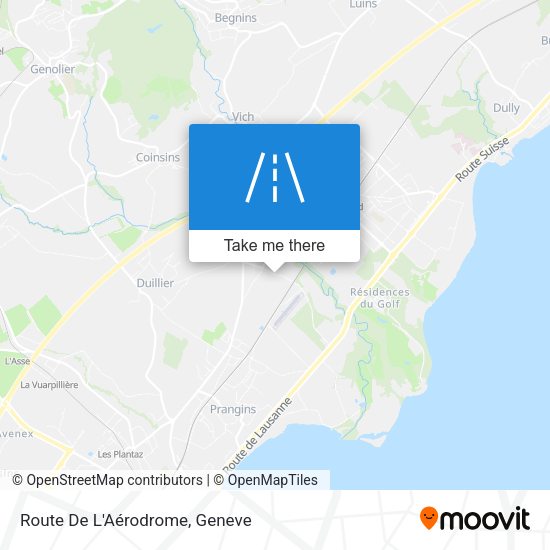 Route De L'Aérodrome map
