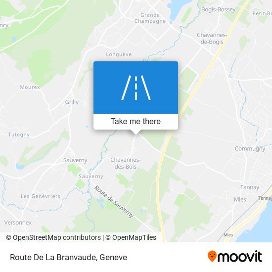 Route De La Branvaude map