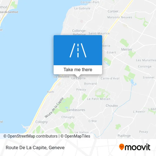 Route De La Capite map