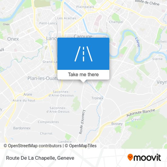Route De La Chapelle map