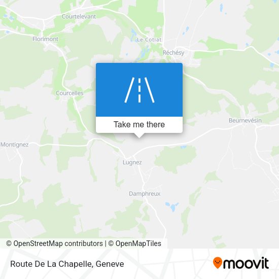 Route De La Chapelle map